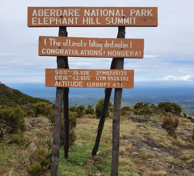 Elephant Hill Hike Aberdare